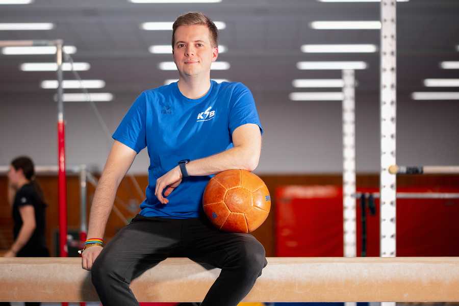 Bei Paul Werner steht der Sport im Mittelpunkt, sowohl bei der Arbeit beim Kreissportbund Meißen als auch in der Freizeit.
