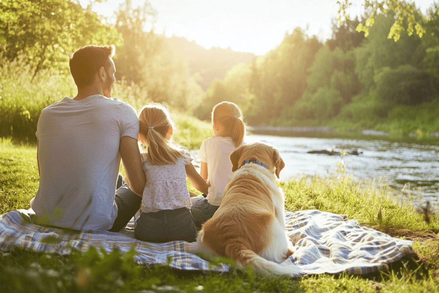 Familienausflüge in der Natur. (Foto: KI)
