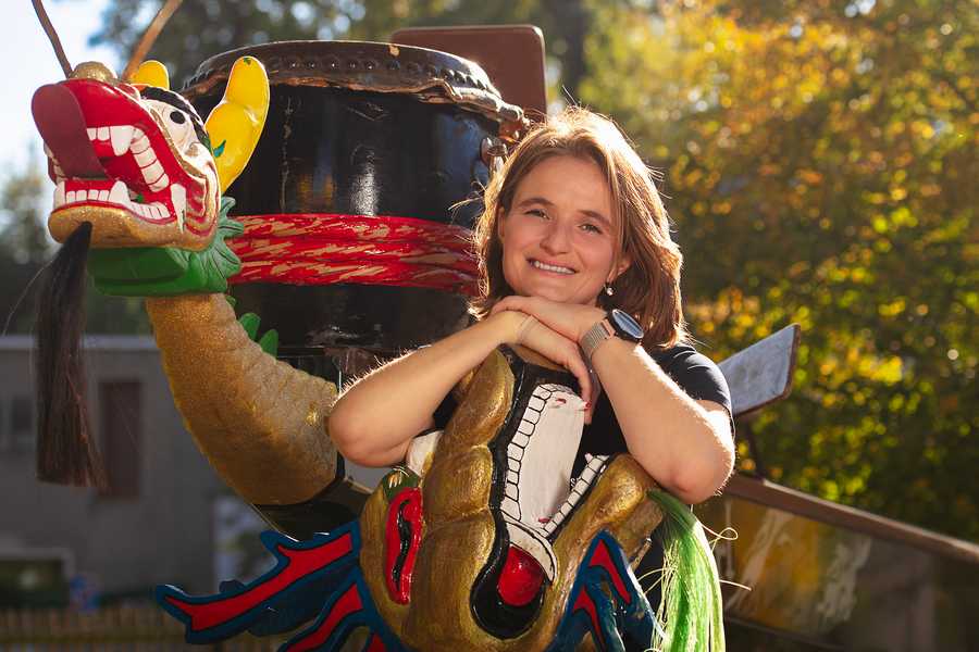 Katja Hänchen liebt den Drachenbootsport und ihre Arbeit beim SC Riesa e. V.